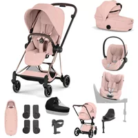 Cybex Mios Ultimate Birth & Beyond Bundle - Rose Gold/Peach Pink | Fast & Easy 365 Day Returns