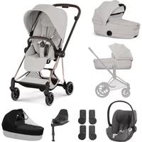 Cybex Mios Cloud T i-Size Ultimate Bundle - Rose Gold/City Grey | Fast & Easy 365 Day Returns
