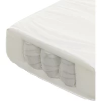 Obaby Sprung 140 X 70 Cot Bed Mattress, White