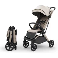 Kinderkraft Nubi 3 Auto Folding Stroller - Sand Beige