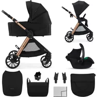 Kinderkraft Vesto 2 3in1 Travel System - Black