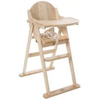 East Coast Wooden Folding Highchair-Natural