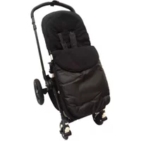 Kiddies Kingdom Deluxe Showerproof Pushchair Footmuff - Black
