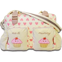 Kiddies Kingdom Deluxe Baby Changing Bag-Hearts