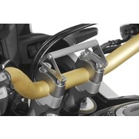 GPS-Anbauadapter auf Lenkerklemmung mit Schrauben für Lenkererhöhung 20 mm, Honda CRF1000L Africa Tw