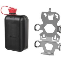 ZEGA Evo Zubehörhalterset Kanisterhalter mit Benzinkanister Touratech 2 Liter
