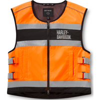 Harley Davidson Men's Hi-Vis Vest - Hi Vis Orange