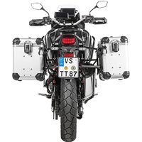 ZEGA Evo Koffersystem And-S 38/45 Liter mit Edelstahlträger schwarz für Honda CRF1100L Africa Twin