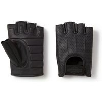 Harley Davidson Perforated Fingerless Leather Riding Gloves