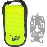 ZEGA Evo Zubehörhalter mit Touratech Waterproof Zusatztasche High Visibility, Größe L