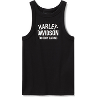Harley Davidson Factory Racing Fanwear Racer Tanktop für Damen - Harley Black