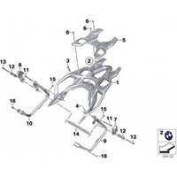 BMW Abdeckung Kofferhalter links