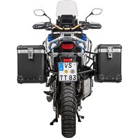 ZEGA Pro Koffersystem And-Black 38/45 Liter mit Edelstahlträger schwarz für Honda CRF1100L Adventure