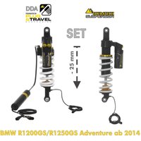 Touratech Suspension FAHRWERK-SET Plug & Travel Tieferlegung -25mm für BMW R1200GS/R1250GS Adventure