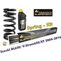 Progressive Federn für Gabel und Federbein für Suzuki DL 650/V-Strom 650/XT, 2004 - 2016 *Austauschf