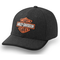 Harley Davidson Bar & Shield Wool Strapback Cap