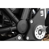 Wunderlich Schwingen Lagerabdeckung Classic Links Schwarz