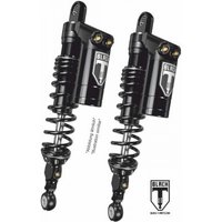 BLACK-T Stereo Federbein Set Stage3 mit Reservoir für Indian Scout Bobber 2018-2021