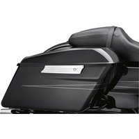 Harley Davidson BILLET SATTELTASCHEN-SCHARNIERABDECKUNG - CHROM GEFRÄST 90201084