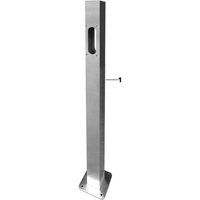 BMW Wallbox Outdoor Stele Edelstahl Ständer 61902455503
