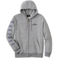 Harley Davidson Roaring Balaclava Hoodie Grau