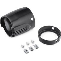 Harley-Davidson SCHALLDÄMPFERENDKAPPEN - 4,5" - DEFIANCE - SCHWARZGLÄNZEND 65100163