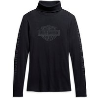 Harley-Davidson Bar & Shield Damen Langarm Pullover Schwarz 96233-21VW