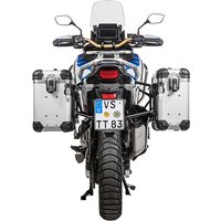 ZEGA Evo Koffersystem And-S 31/38 Liter mit Edelstahlträger schwarz für Honda CRF1100L Adventure Spo