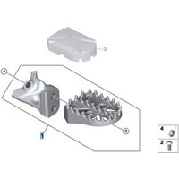 BMW Motorrad R1300GS Adv. Fußraste Fahrer Enduro Links