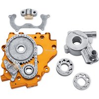 Screamin' Eagle Upgrade-Kit auf hydraulischen Steuerkettenspanner und High Flow Ölpumpe