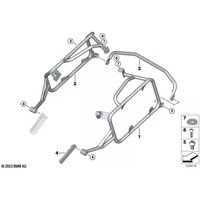 BMW Motorrad F900GS Kofferhalter links