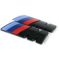 BMW M Logos Schwarz hochglänzend für Kotflügel