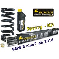 Progressive Federn für Gabel und Federbein für BMW R nineT ab 2014 Touratech Suspension Austauschfed