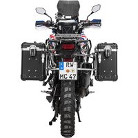 ZEGA Evo Koffersystem And-Black mit Edelstahlträger für Honda CRF1000L Africa Twin (2015-2017)