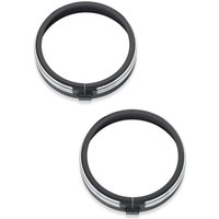 Harley Davidson Defiance Kollektion Scheinwerfer Zierring Schwarz 61400355