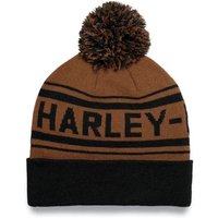 Harley Davidson Celebration Beanie/Mütze für Herren braun