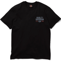 Harley Davidson 250th Chrome Eagle Short Sleeve T-Shirt