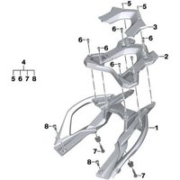 BMW Befestigungselemente für Gepäckbrücke (Art. Nr.: 46548534258)