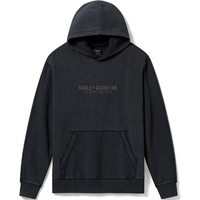 H-D Willie G Herren-Pullover-Hoodie mit dunklem Totenkopfmotiv