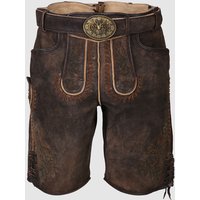 Lederhose Elliot mit Gürtel