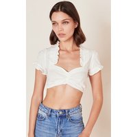 Dirndlbluse Sober V Ausschn