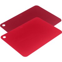 Kuhn Rikon - Flexible Cutting Board Set 2pcs red/dark red