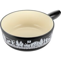 Kuhn Rikon - Fondue Pot Alpine meadow black cast iron induction 24cm