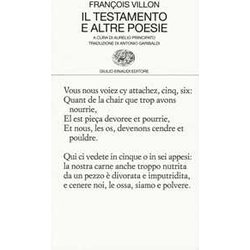Il Testamento E Altre Poesie Il Testamento E Altre Poesie