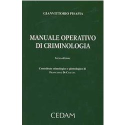 Manuale Operativo Di Criminologia Manuale Operativo Di Criminologia