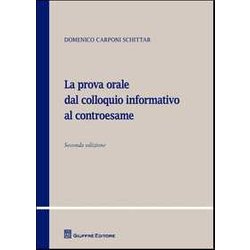Prova Orale Dal Colloquio Informativo Al Controesame Prova Orale Dal Colloquio Informativo Al Controesame