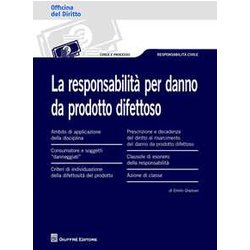 Responsabilità Per Danno Da Prodotto Difettoso