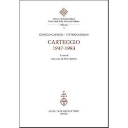 Carteggio 1947-1983 Carteggio 1947-1983