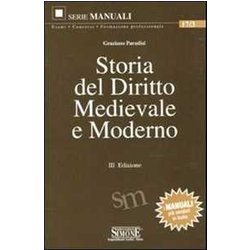 Storia Del Diritto Medievale E Moderno