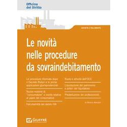 Novità Nelle Procedure Da Sovraindebitamento